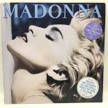 MADONNA LP RECORDS X 2. ?True Blue? on Sire WX 54 from 1986. Complete with original ?Who?s That