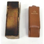 Genuine Omega wrist watch boxes (both empty)