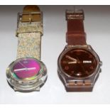 2 x ''Swatch'' collectors vintage watches.