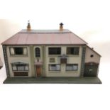 Early "Tri-ang dolls house fully furnished (ready to move into) 70x95x40cm