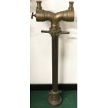 Cast metal stand pipe made by Charles Winn and Co. Birmingham 103x32x16cm.