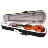 Violin and carry case (ref 46)