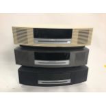 3 x Bose wave music systems (no cables or remotes) (W5)