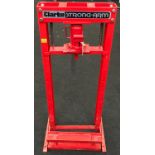 Clarke Strong Arm red hydraulic press. (ref 110)