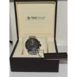 BNWT Tag Heuer chronograph watch boxed (ref69)