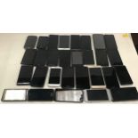 A box of various Smartphones, 29 in total (no chargers). (W7)