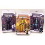 Fortnite figures x 3 boxed as new to include Galaxy, P-1000 and Eternal Voyager (ref 4)