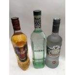 Bloom Gin 70cl, 70cl Vodka and Grants scotch whisky 70cl (8)