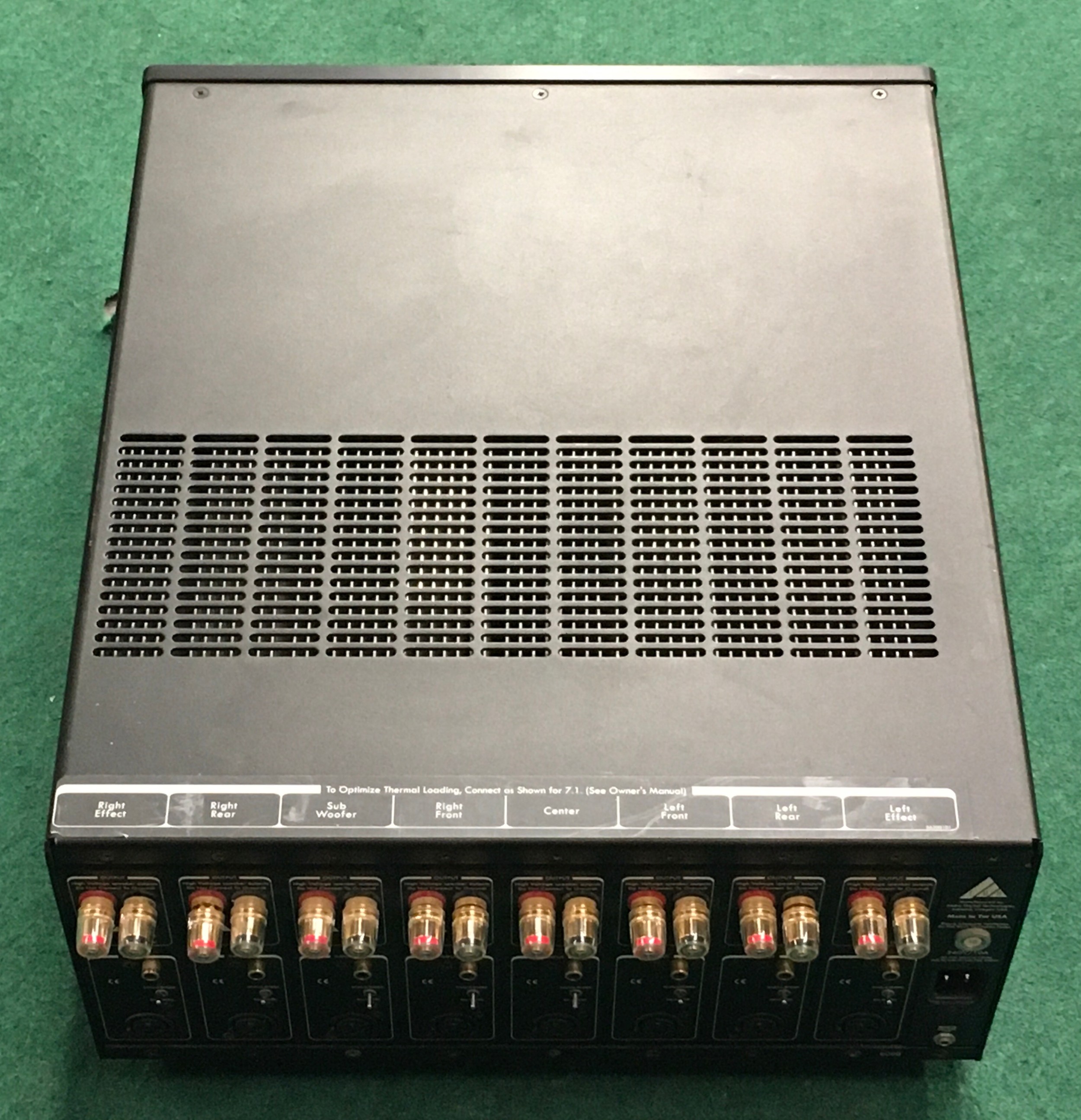 A Powermaster 8300 8 channel amplifier. (W39) - Image 2 of 2