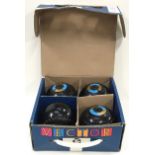 A boxed set of Vector Taylor lawn bowls (ref 115)