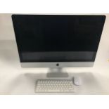 An Apple Mac Model. A1312 with keyboard and mouse, 27" screen(Not tested) (W15)