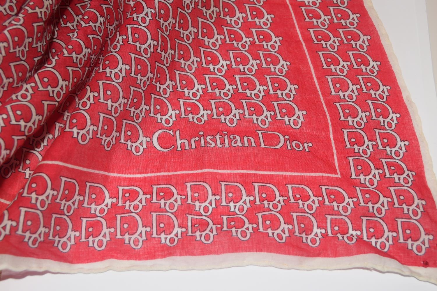 1 x Gucci together with 1 x Dior ladies silk scarves - Image 3 of 6