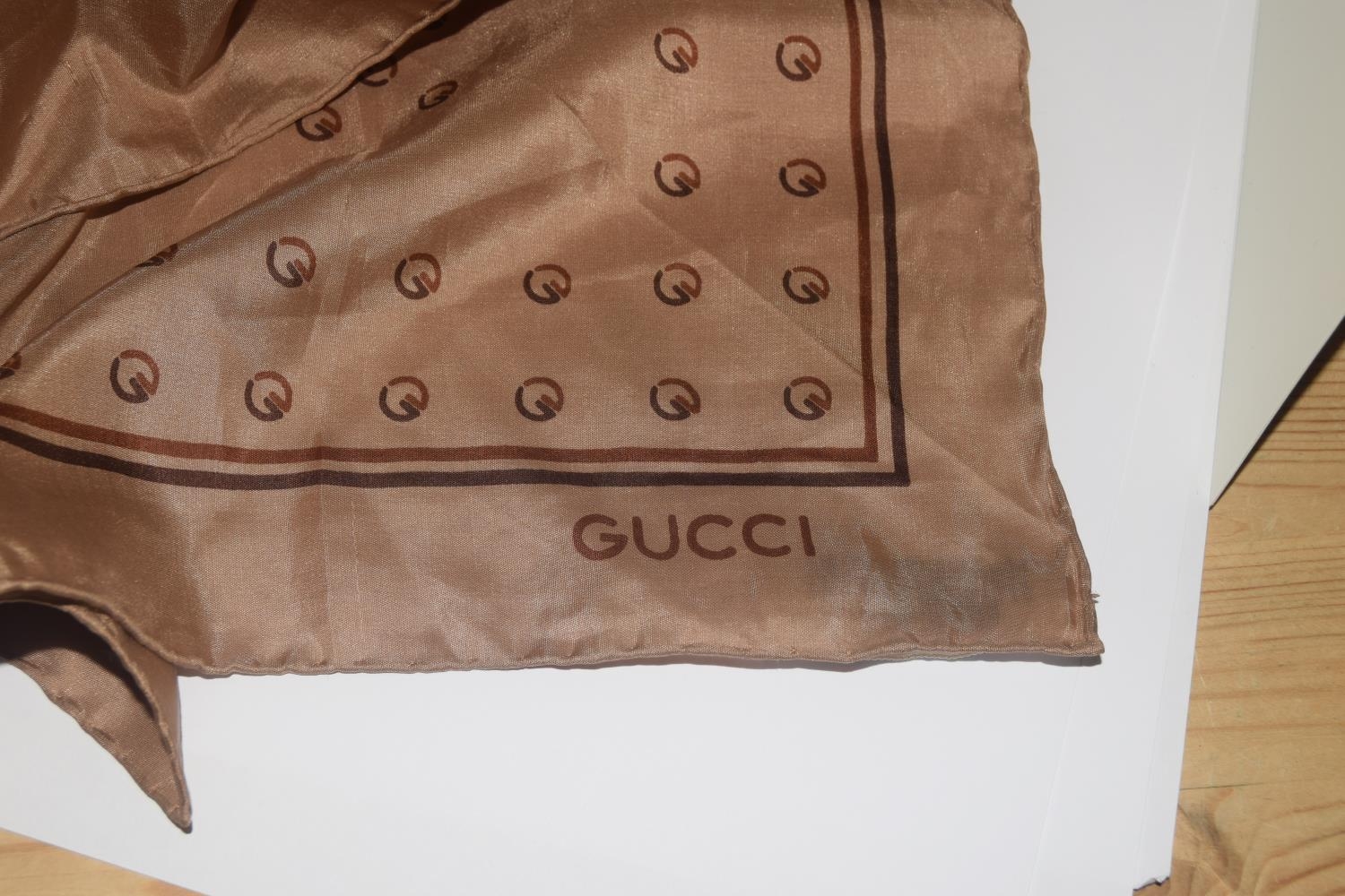 1 x Gucci together with 1 x Dior ladies silk scarves - Image 4 of 6