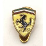 Very rare 1960?s Scuderia Ferrari lapel pin. OMEA Milano V.Albani 20 to back