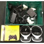 Quantity of Gaming accessories to include Playstation and Xbox controllers, Sony virtual headsets