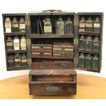 Antique Apothecaries cabinet, the item has fitted draws and a secret poison department set at the