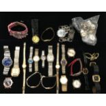 Large bag of mixed watches