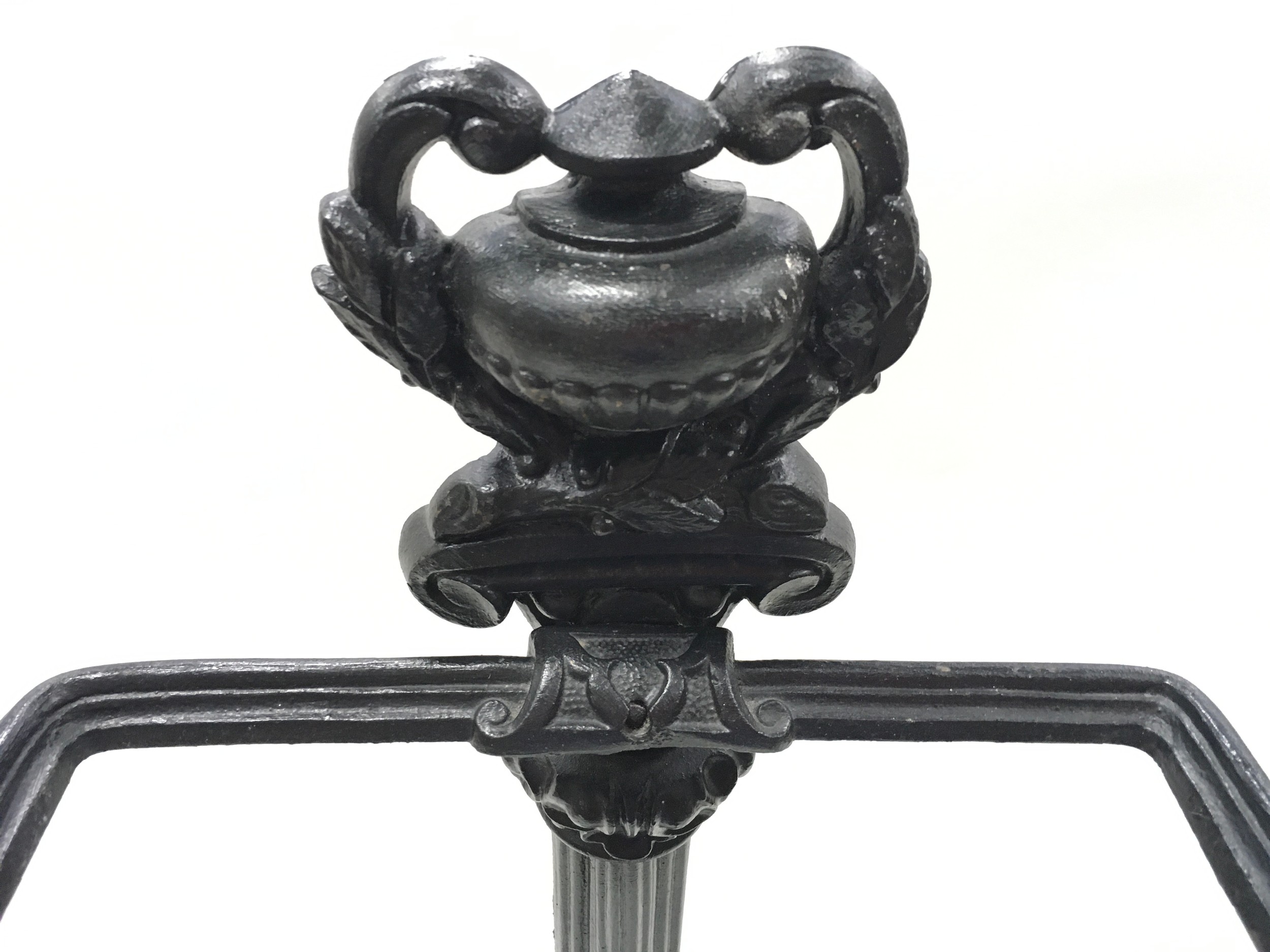 Cast iron Umbrella stand with bottom tray 70x30x15cm - Image 4 of 4