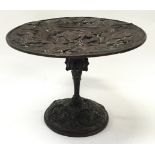 Antique bronze Tazza 19th centaury 17cm tall, 23cm wide at top, 12cm wide to base