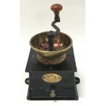 A Kenrick & Sons vintage coffee grinder.