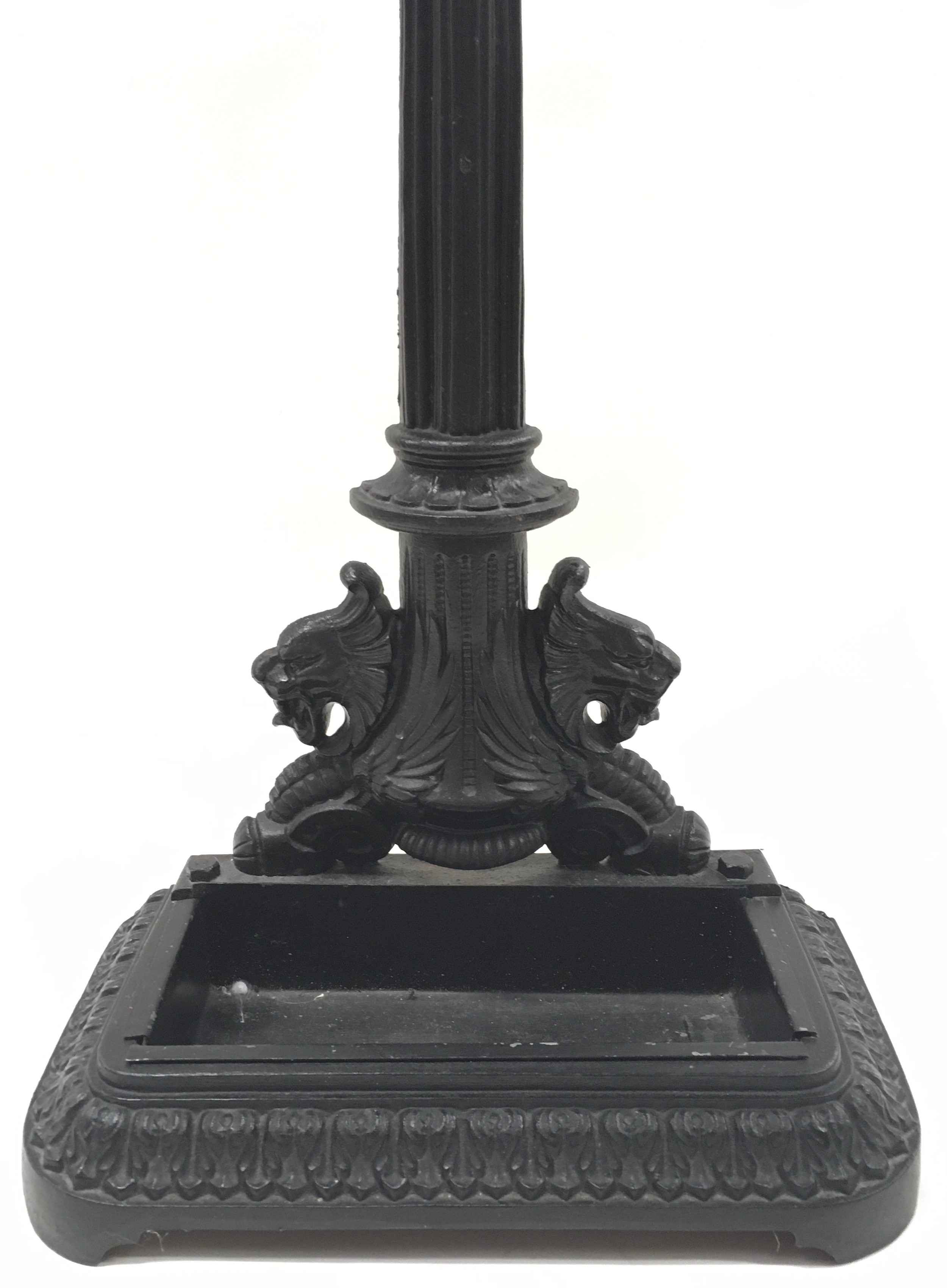 Cast iron Umbrella stand with bottom tray 70x30x15cm - Image 2 of 4