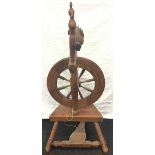 Wool spinning wheel