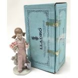 Vintage Lladro figure 5217 "Spring Prime Child" boxed