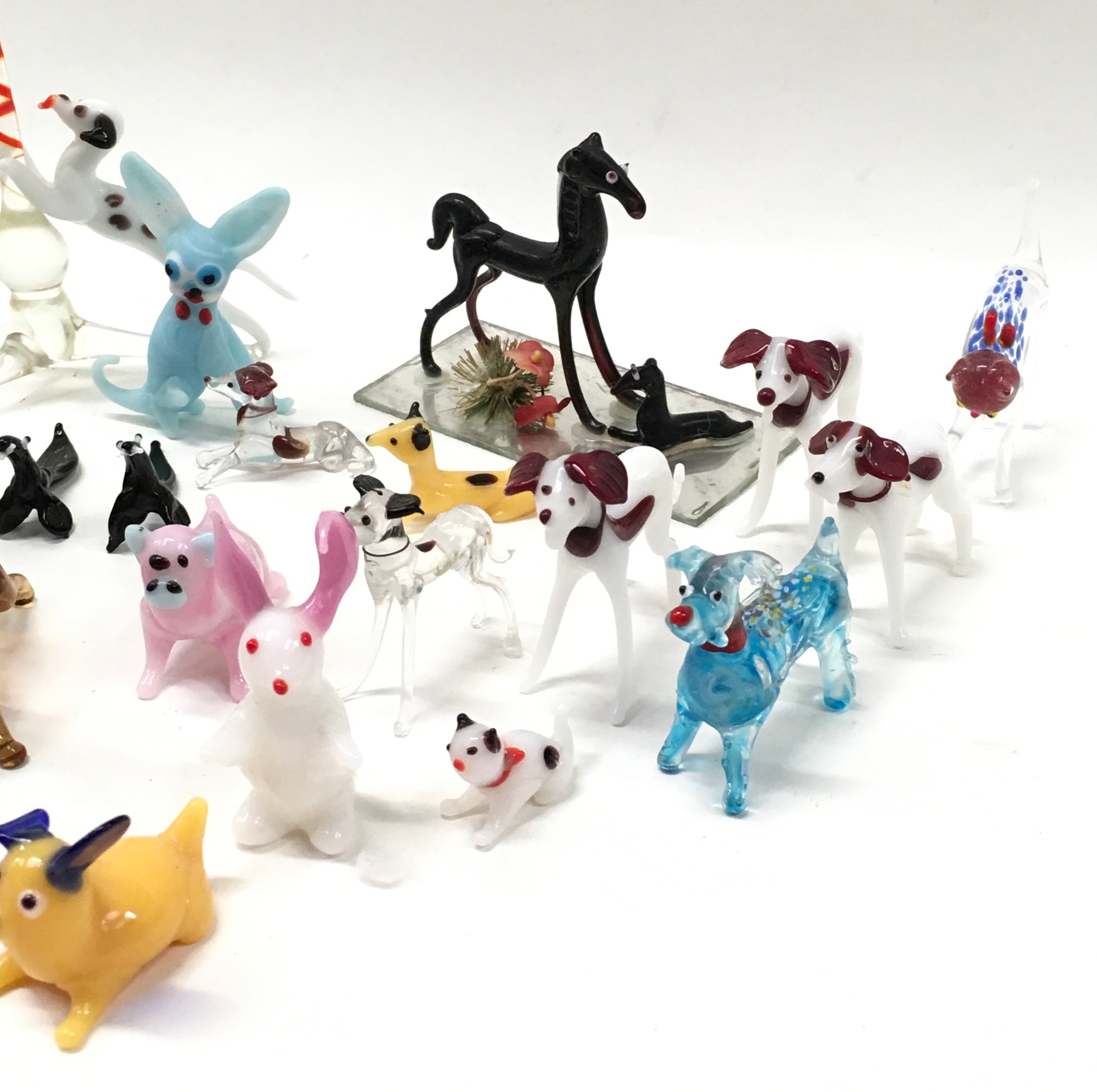 A collection of small Murano glass animals. - Image 3 of 4