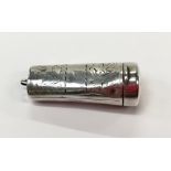 Silver cheroot holder Birmingham 1938