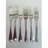 Six dessert forks (235g)