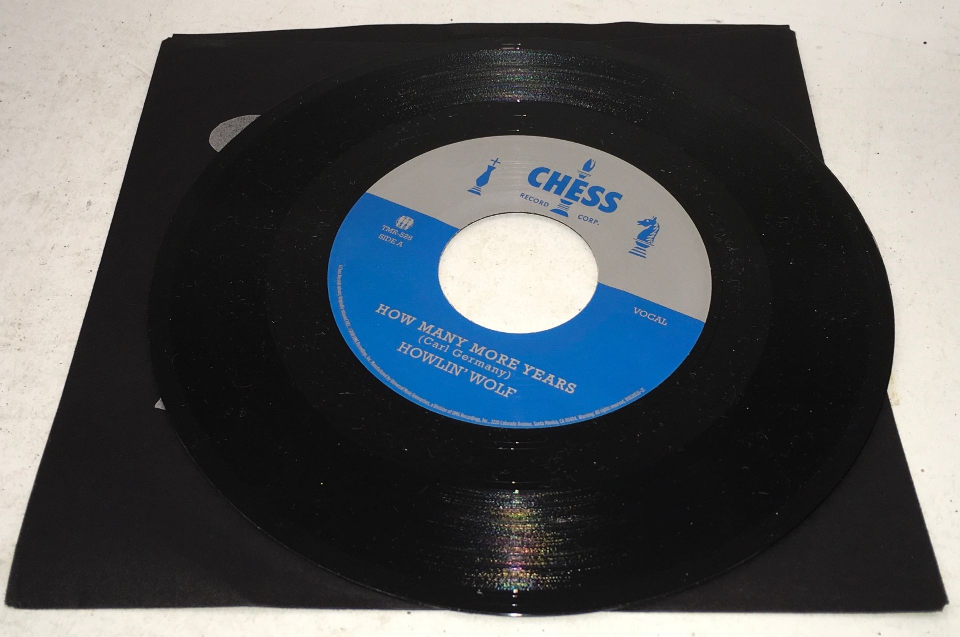 HOWLIN' WOLF 7" 'HOW MANY MORE YEARS'. Nice Blues single here on CHESS/Third Man vinyl 45rpm found - Image 3 of 3