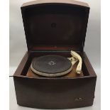 PYE BLACK BOX RECORD PLAYER. This is the HiFi version and fitted with a Collaro single play