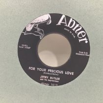 JERRY BUTLER 7" 'FOR YOUR PRECIOUS LOVE'. Great Doo Wop 45 here on Abner Records 1013 released in