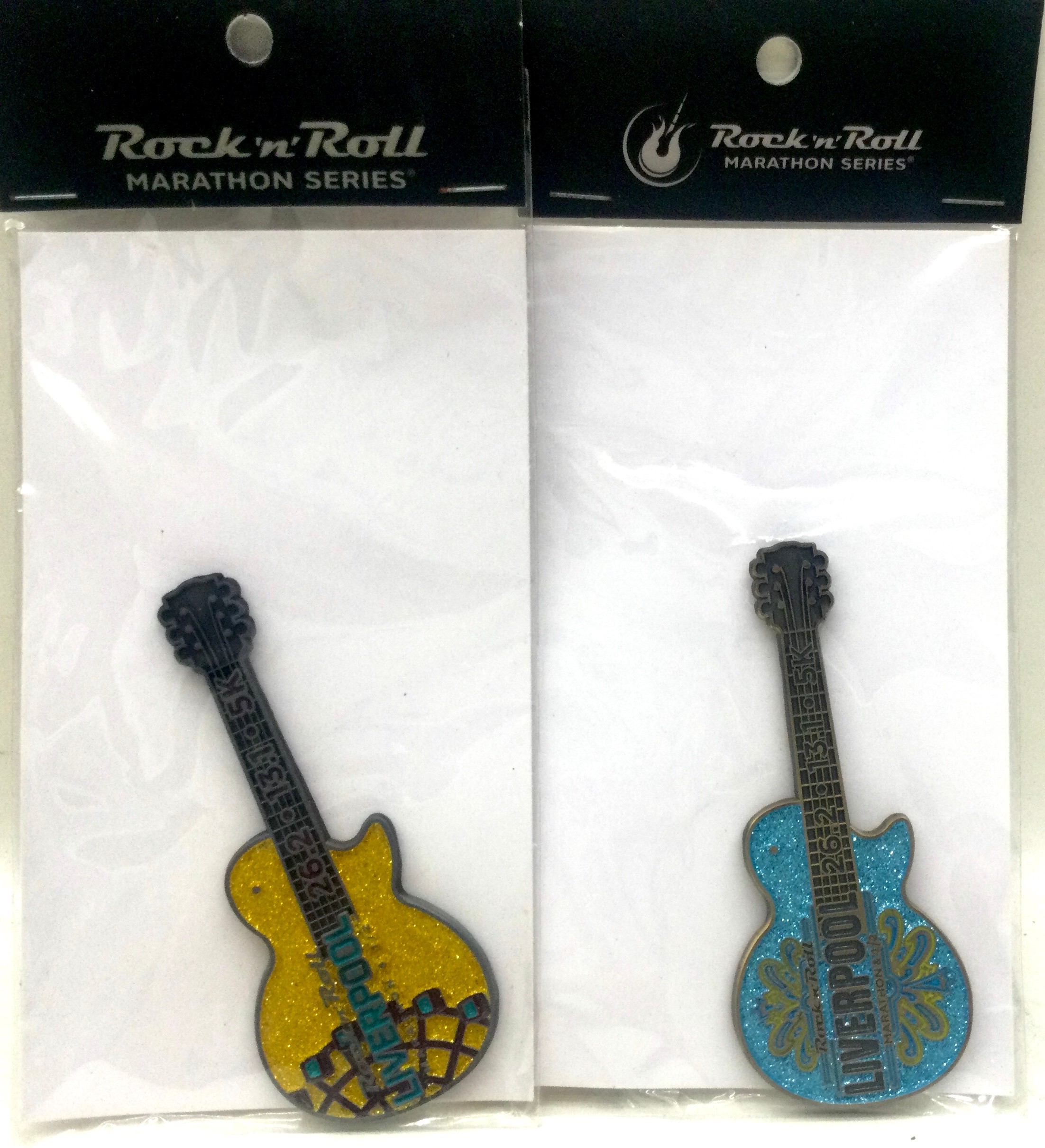 BOX OF VARIOUS GUITAR PINS AND FRIDGE MAGNETS. This box contains many all brand new and sealed and - Image 2 of 2