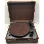 VINTAGE MONOGRAM RECORD PLAYER. Here we have an old record player made by a company called