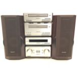 TECHNICS STEREO SYSTEM. This is a midi system complete with cassette deck - Tuner - Compact disc -