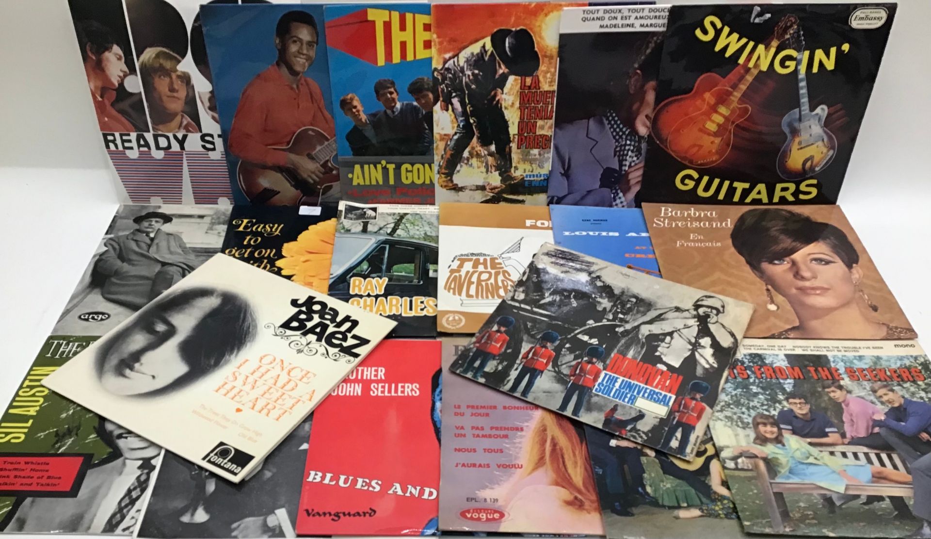SELECTION OF 20 E.P. RECORDS RELATING TO THE 50's & 60's. To include - The Who - Joan Baez - The