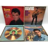 ELVIS PRESLEY VINYL LP RECORDS. Here we have 4 albums on RCA with red spots to include titles -