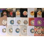 FRANK ZAPPA AND THE MOTHERS OF INVENTION 7” COLLECTION. Variety of 18 demo’s / promo’s here on UK