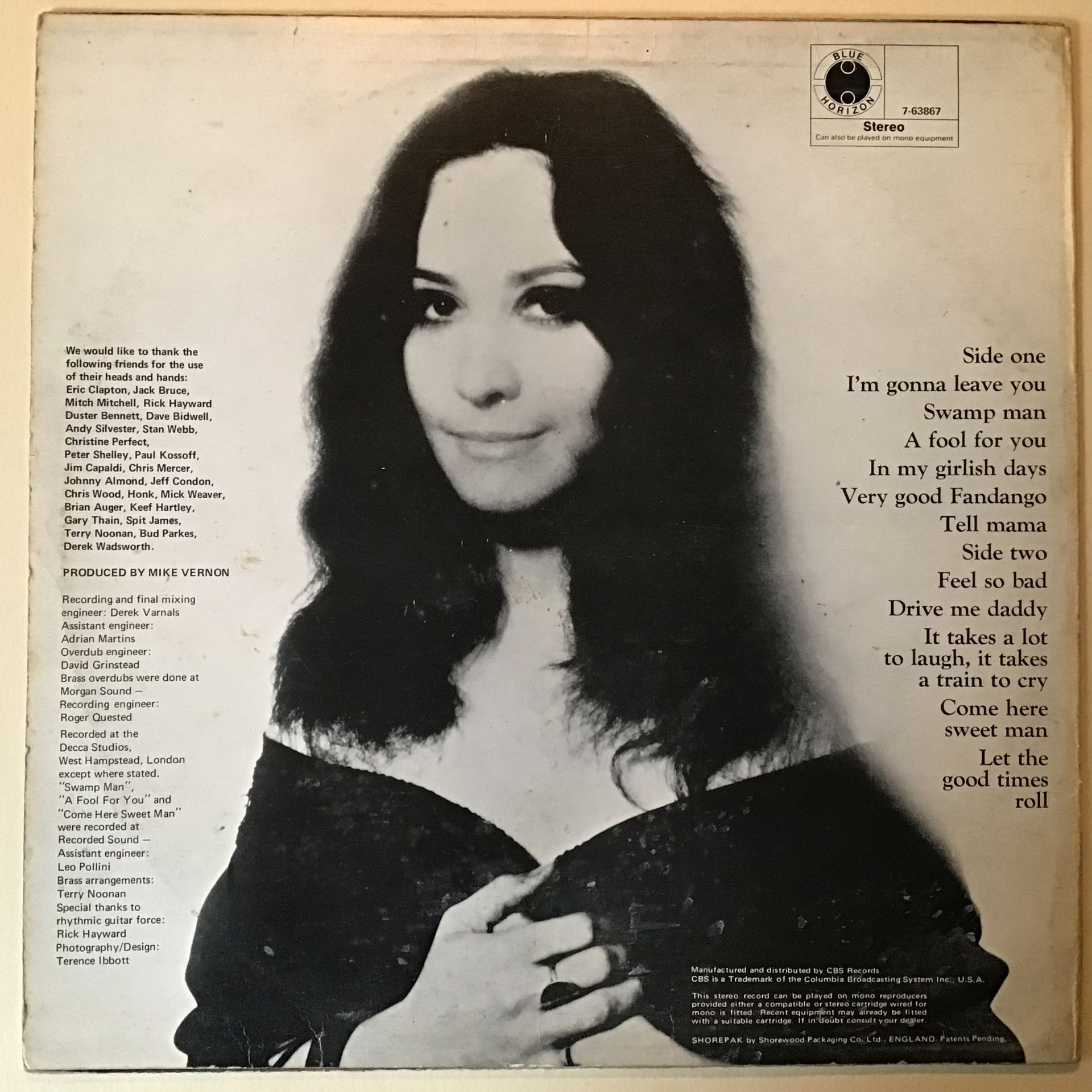 MARTHA VELEZ LP 'FIENDS AND ANGELS AGAIN'. Here in VG+ condition is this not often seen album on - Image 2 of 4