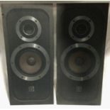 PAIR OF WHARFEDALE E200I SPEAKERS. These are 100 watt speakers and are 2 way with removable fronts.
