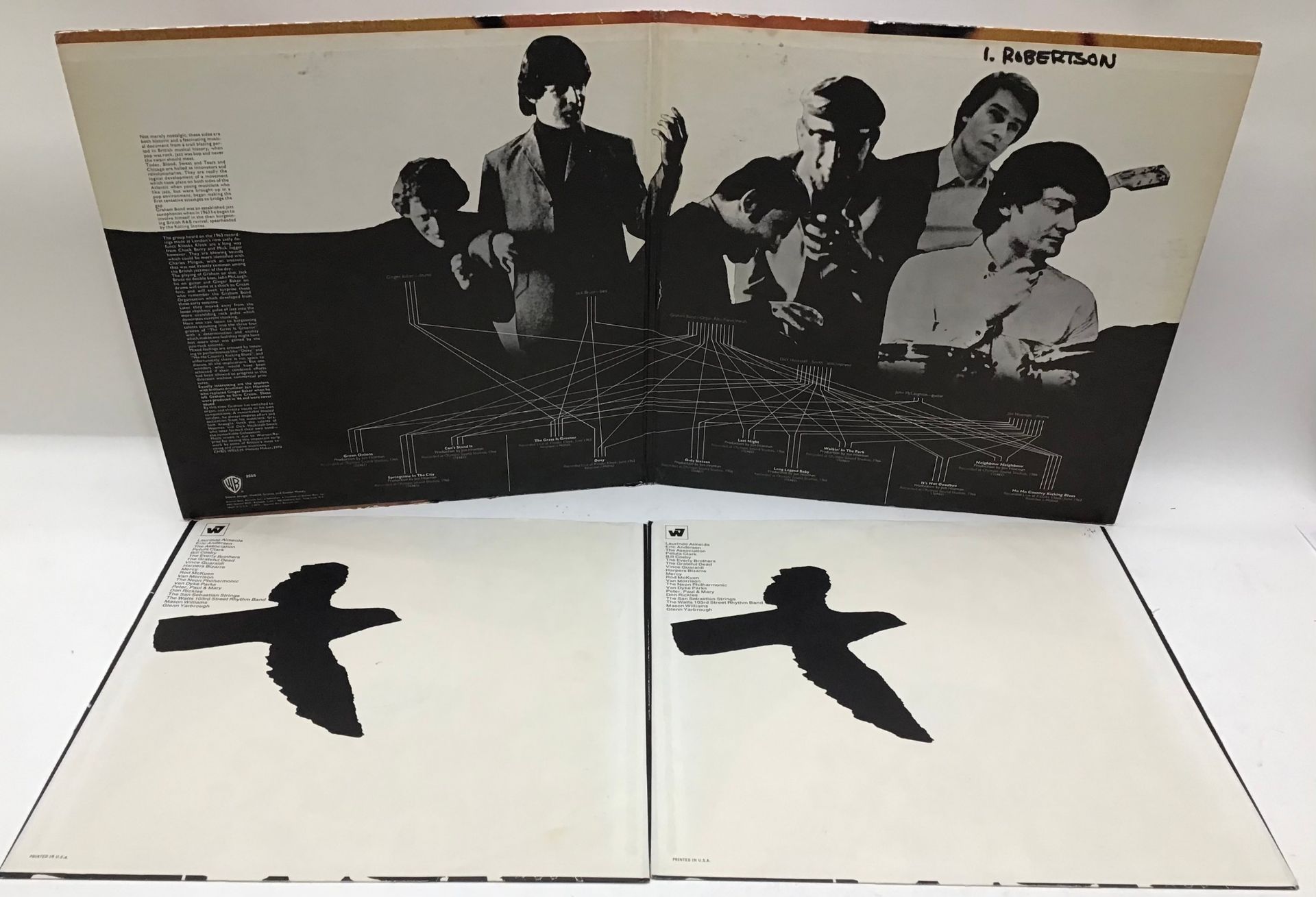 GRAHAM BOND 'SOLID BOND' ALBUM US PROMO. Nice Promo White Label Vinyl LP x 2 here on US Warner - Image 3 of 5