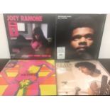 COLLECTION OF 4 FACTORY SEALED VINYL ALBUMS. To include - Joey Ramona - Billy Preston - The Kinks