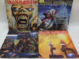 IRON MAIDEN ORIGINAL SINGLES X 4. Great selection here kicking of with a hinged top opener ‘Bring