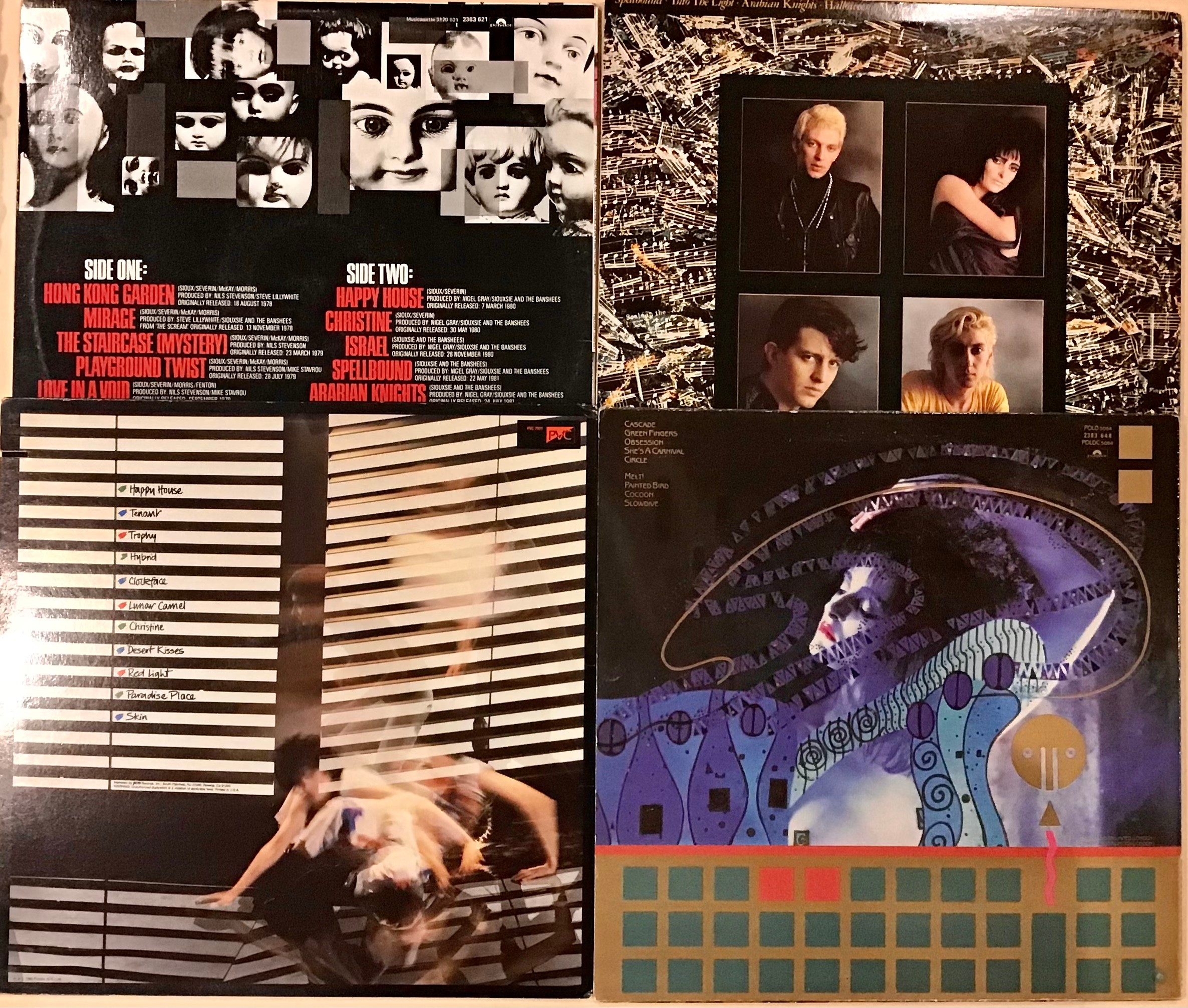 4 X SIOUXSIE AND THE BANSHEES LP RECORDS. Titles here include - Once Upon A Time - JuJu - - Image 2 of 2