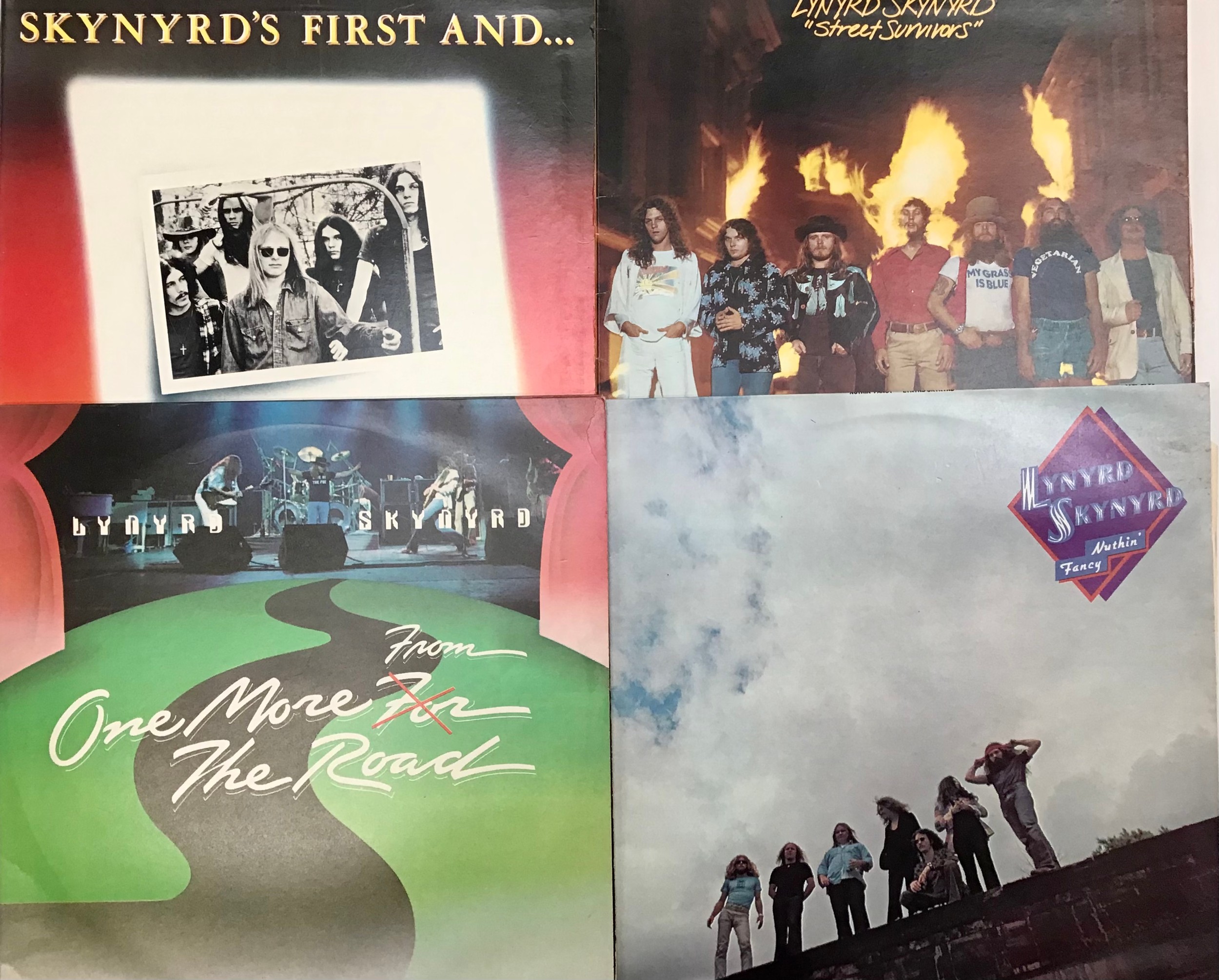 4 x LYNYRD SKYNYRD VINYL LP RECORDS. All in Ex conditions with the following title?s - Street