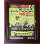 MY CHEMICAL ROMANCE SIGNED FLYER. Great signed Download HMV Festival flyer from their gig at