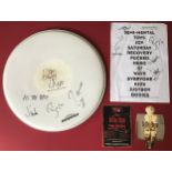 BILLY CLYRO EPHEMERA / SIGNED DRUMSKIN. Great collectors items here from the Southampton Guildhall.
