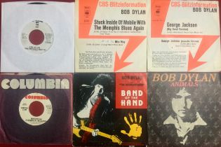 SELECTION OF 6 FOREIGN DEMO RECORDS. Bob Dylan found here on demo records from Germany - Spain and