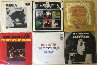 FOREIGN PRESSED PICTURE SLEEVE SINGLES. There are 6 records in this lot from - Badfinger - Pink